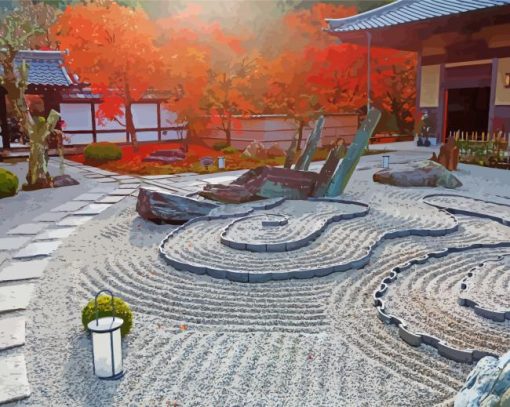 Aesthetic Zen Garden Diamond Painting