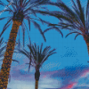 Aesthetic Palm Trees In California Diamond Painting