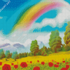 Aesthetic Rainbow Landscape Diamond Painting