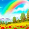 Aesthetic Rainbow Landscape Diamond Painting