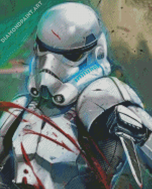 Aesthetic Storm Trooper Diamond Painting