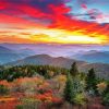 Aesthetic Sunset Appalachian Mountains Diamond Painting