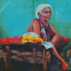 Asian Old Lady Diamond Painting