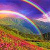 Beautiful Rainbow Landscape Diamond Painting