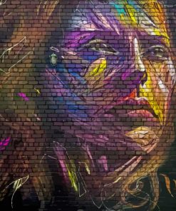 Beautiful Woman Graffiti Art Diamond Painting