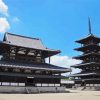 Black Japanese Temple Diamond Painting