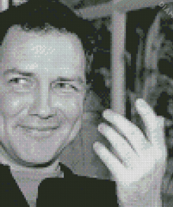 Black And White Norm Macdonald Diamond Painting