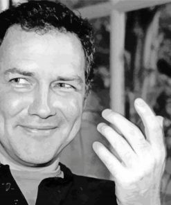 Black And White Norm Macdonald Diamond Painting