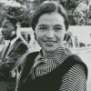 Black And White Rosa Parks Diamond Painting