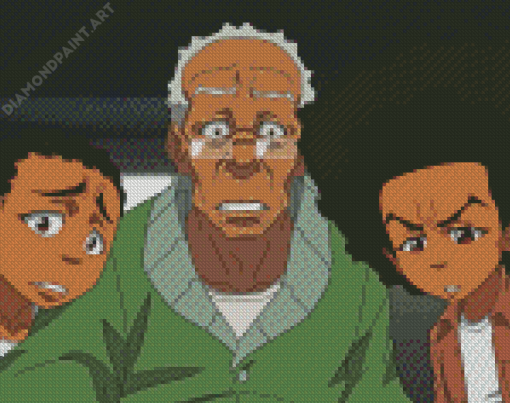 Boondocks Characters Diamond Painting