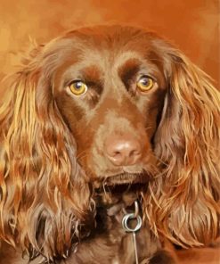 Brown Boykin Spaniel Dog Diamond Painting