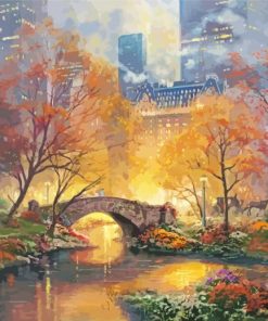 Central Park Painter Of Light Diamond Painting