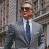 Classy Daniel Craig Actor Diamond Painting