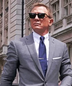 Classy Daniel Craig Actor Diamond Painting