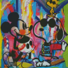 Colorful Snoopy And Mickey Mouse Art Diamond Painting