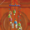 Colorful Wind Chime Diamond Painting