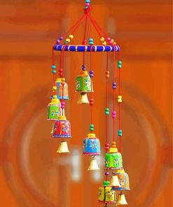 Colorful Wind Chime Diamond Painting