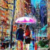 Cool Couple Rain Diamond Painting