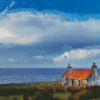 Cottage By The Sea Seascape Diamond Painting