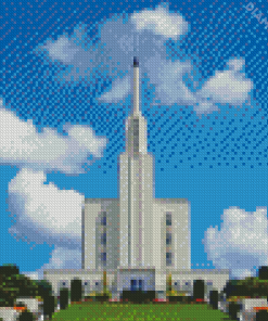 Curitiba Temple Diamond Painting