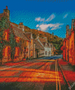 Cute English Village Diamond Painting