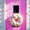 Easter Wreath On Pink Door Diamond Painting