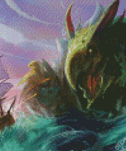 Fantasy Dragon Turtle Arts Diamond Painting