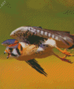 Flying Kestrel Diamond Painting