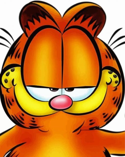 Garfield Face Diamond Painting