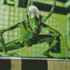 Green Xenomorph Alien Diamond Painting