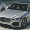 Grey Jaguar Xf Car Diamond Painting