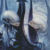 Hr Giger Art Aliens Diamond Painting