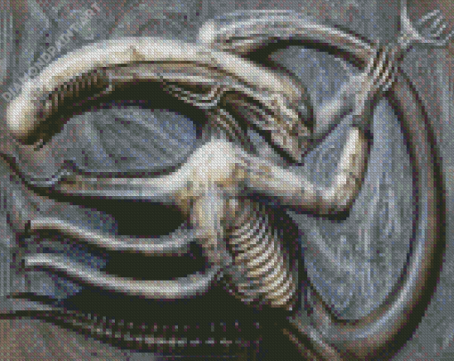 Hr Giger Xenomorph Alien Diamond Painting