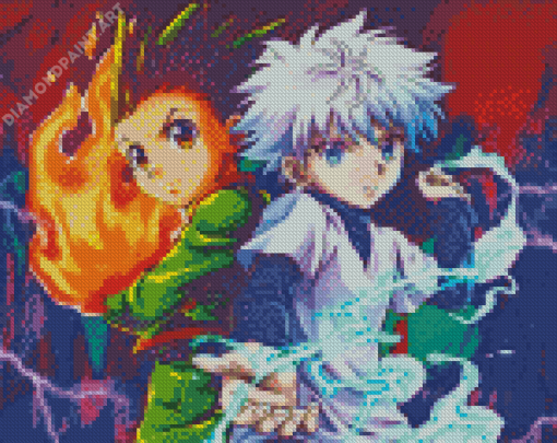 Hunter X Hunter Gon Killua Diamond Painting