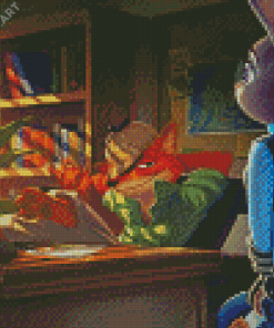 Judy Hopps Nick Wilde Diamond Painting