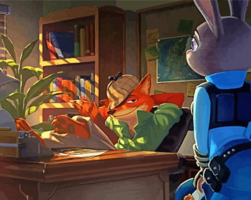 Judy Hopps Nick Wilde Diamond Painting