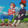 Kiki Delivery Service Anime Diamond Painting