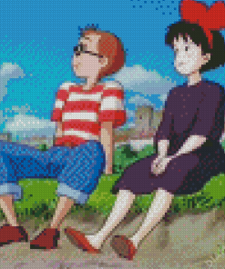 Kiki Delivery Service Anime Diamond Painting