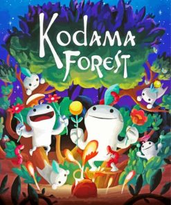 Kodama Forest Posters Diamond Painting