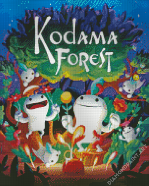 Kodama Forest Posters Diamond Painting