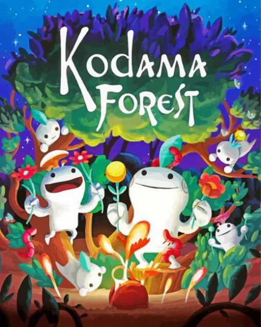 Kodama Forest Posters Diamond Painting