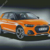 Orange Car Audi A1 Diamond Painting