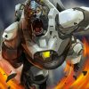 overwatch Winston Art Diamond Painting