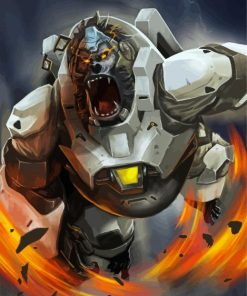 overwatch Winston Art Diamond Painting