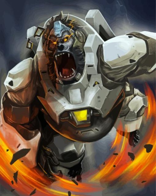 overwatch Winston Art Diamond Painting