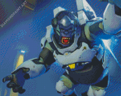 Overwatch Winston Character Diamond Painting