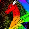 Rainbow Dragon Animal Diamond Painting