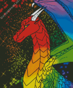 Rainbow Dragon Animal Diamond Painting