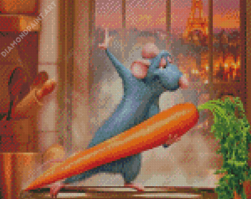 Ratatouille Movie Animation Diamond Painting