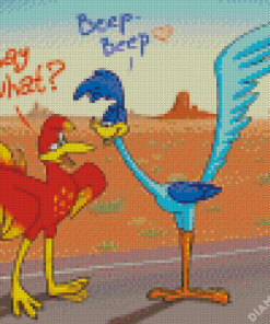 Road Runner Runners Diamond Painting